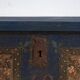 Antique navy blue bridal trunk (1855)