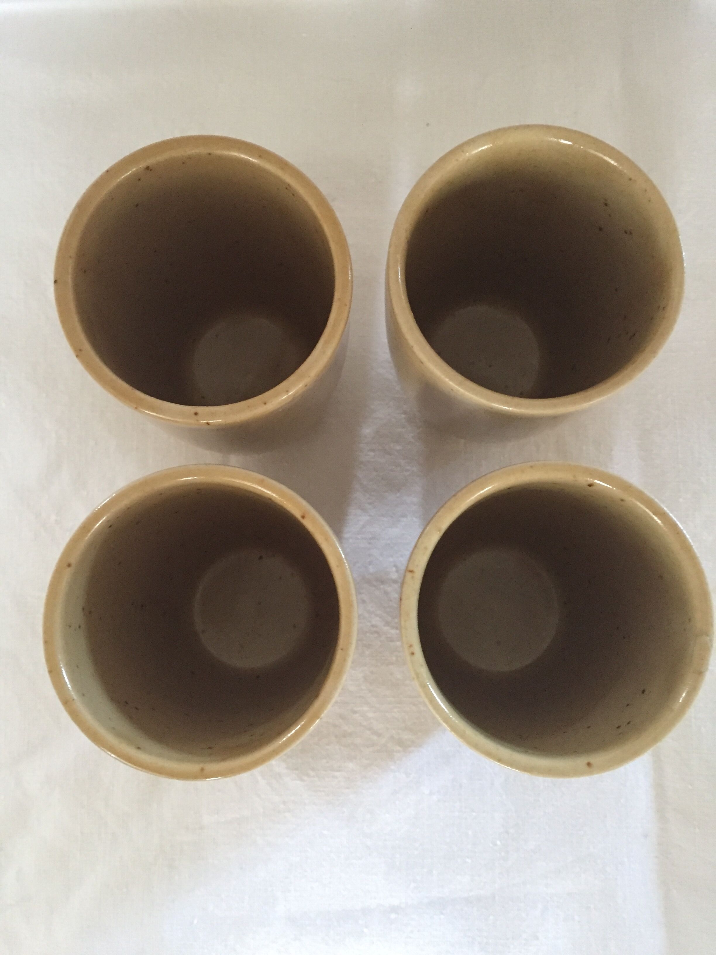 4 glasses Digoin in sandstone