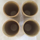 4 glasses Digoin in sandstone