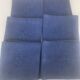 6 NG monogram navy towels, lilies weaving art, damask cotton