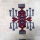 Vintage carpet Uzbek Bukhara handmade 61cm x 190cm 1960s