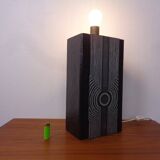 Brutalist table lamp from Temde, Switzerland, 1960s