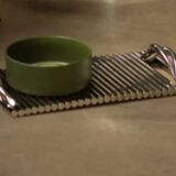 Pradier Jeauneau x Monoprix chrome tray