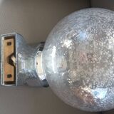 Crystal globe wall lights