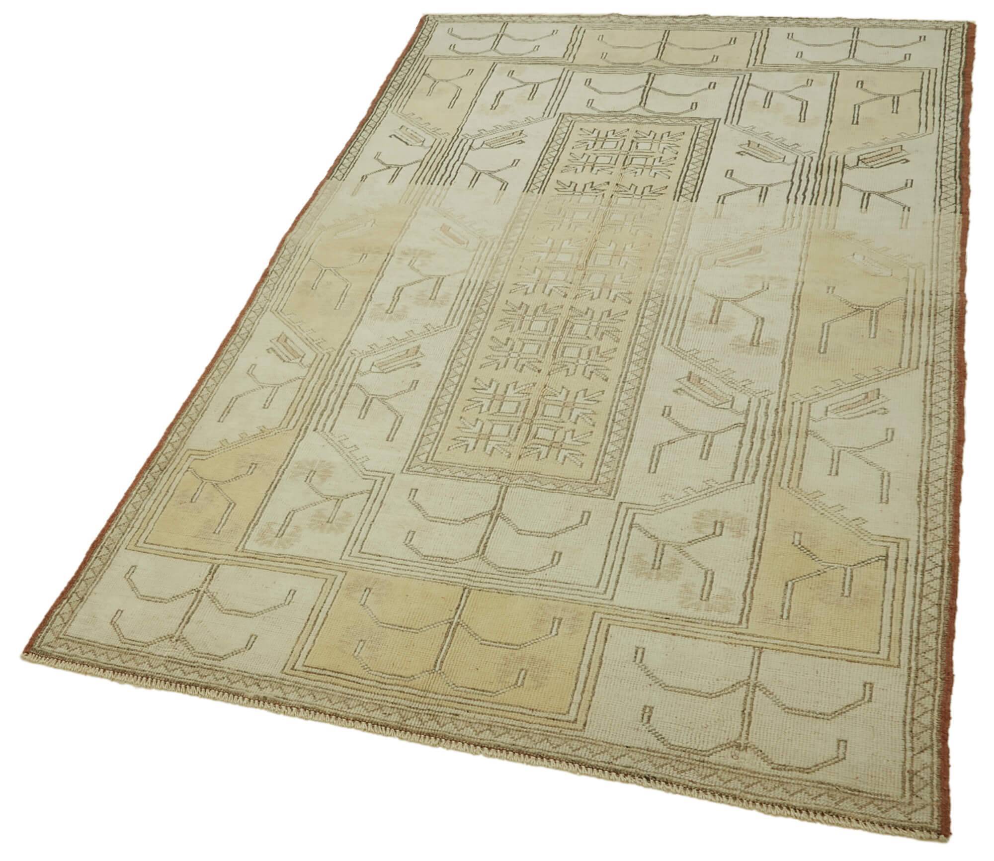 Turkish Vintage Anatolian Rug 120 cm x 215 cm