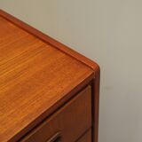 Teak chest of drawers, Danish design, 1970s, production: Denmark