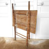 Napoleon III folding table in bamboo wood