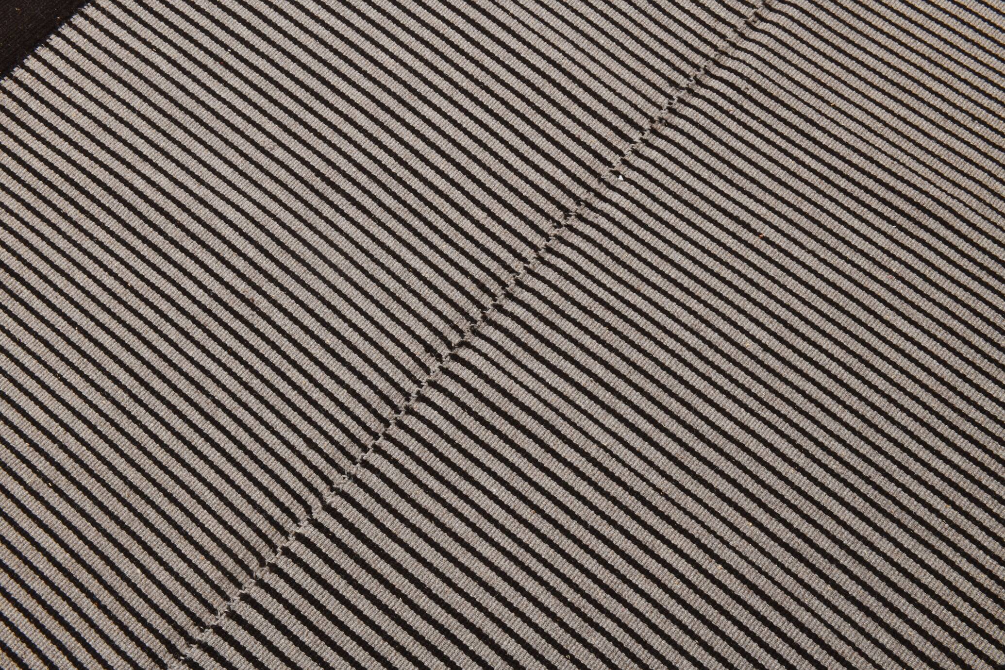 8x9 Shades Of Gray & Black Modern Turkish Rug, 242x278Cm SK 2367