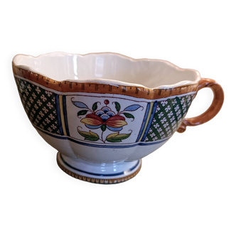 Tasse à thé Sarreguemines décor Montmorency
