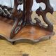 Late 19th century mahogany shelf, can be placed on a surface or hung on the wall.