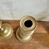 Pair of brass candlesticks