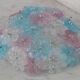 Murano Multicolor Ceiling Light Flower by Seguso for Venini, Italy, 1960s