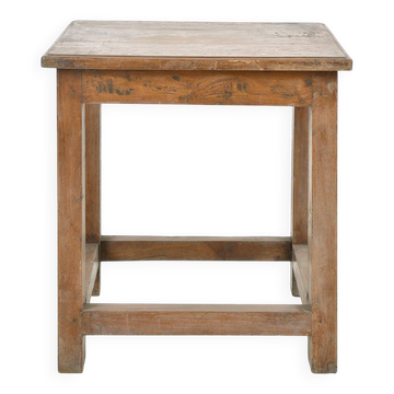 Table basse carrée en bois massif (63 x 59 x 59cm)