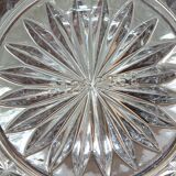 Old small ice cube or pickle bucket in cut crystal