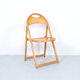 4 chaises pliantes vintage en bois d’OTK, années 1950