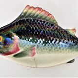 EMPTY POCKET shape of CERAMIC FISH can possibly hang vintage
