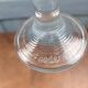 Set of 2 vintage ice cream bowls CODEC with relief fruit design – Moulded glass