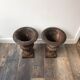 Paire de grands vases Medicis en fonte - Hauteur 45cm