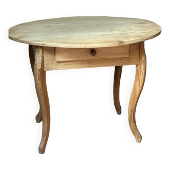 Table ovale en pin