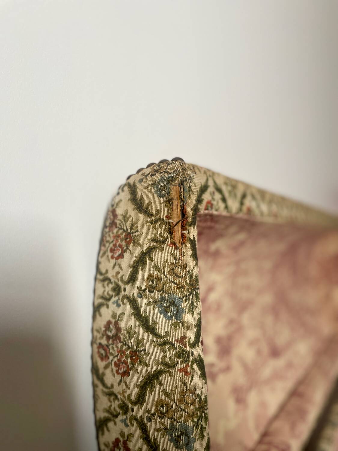 Antique tapestry chest