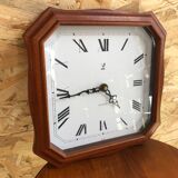 Old clock clock jaz quartz contour wood vintage