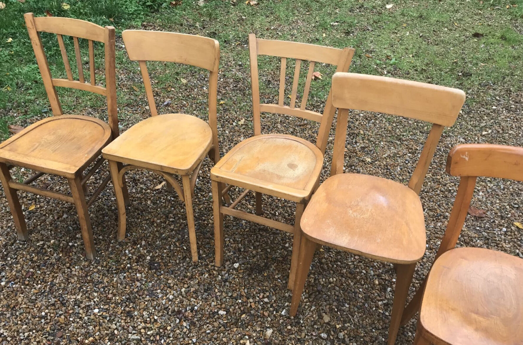 Vintage bistro chairs