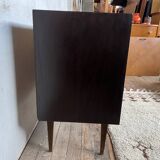 vintage varnished wood sideboard
