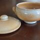 Covered bowl in Marais sandstone