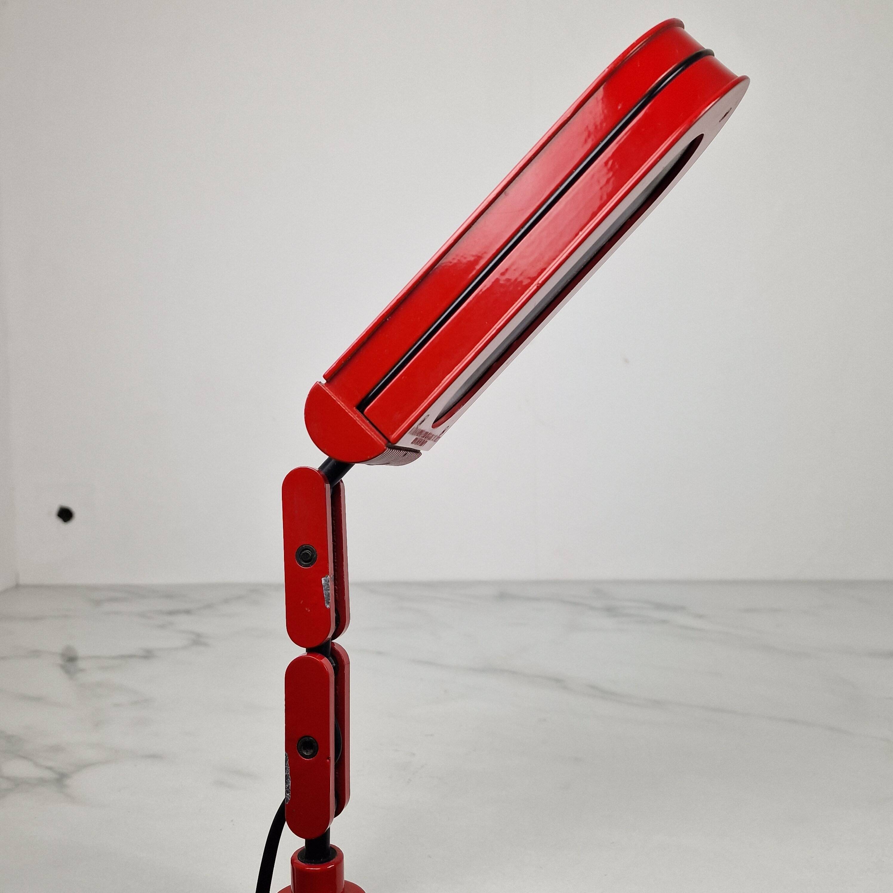 Italian Flexible Desk Lamp, 1970s – Cosmo Nero Alogena