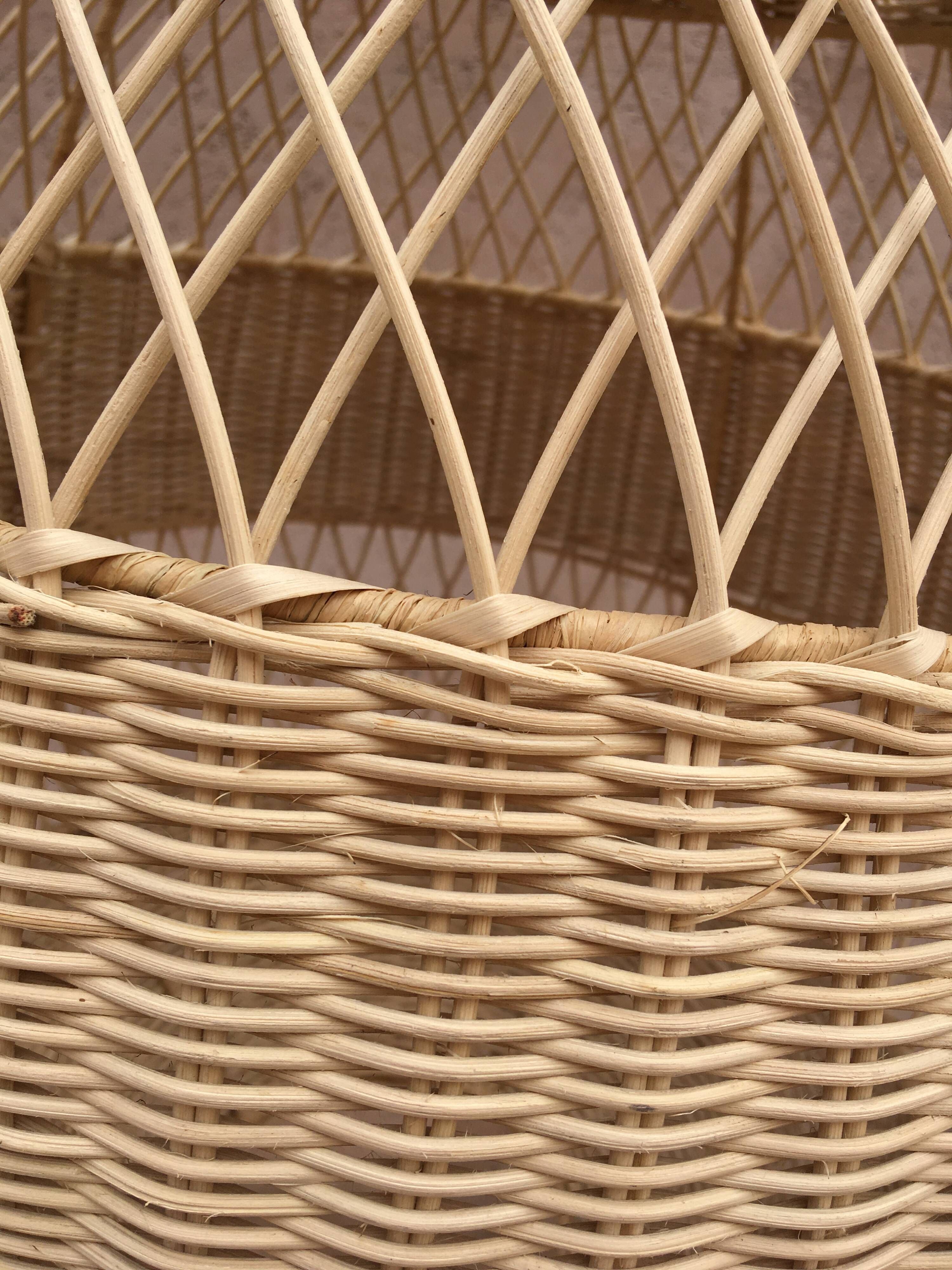 XXL rattan pendant light Natural rattan light