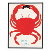 David Shrigley, Tu as été battu par un crabe, 2021