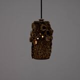 Sculptural ceramic pendant lamps by Bodil Marie Nielsen
