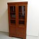 Vintage Dutch oak 2 door bookcase