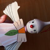 Articulated wooden puppet