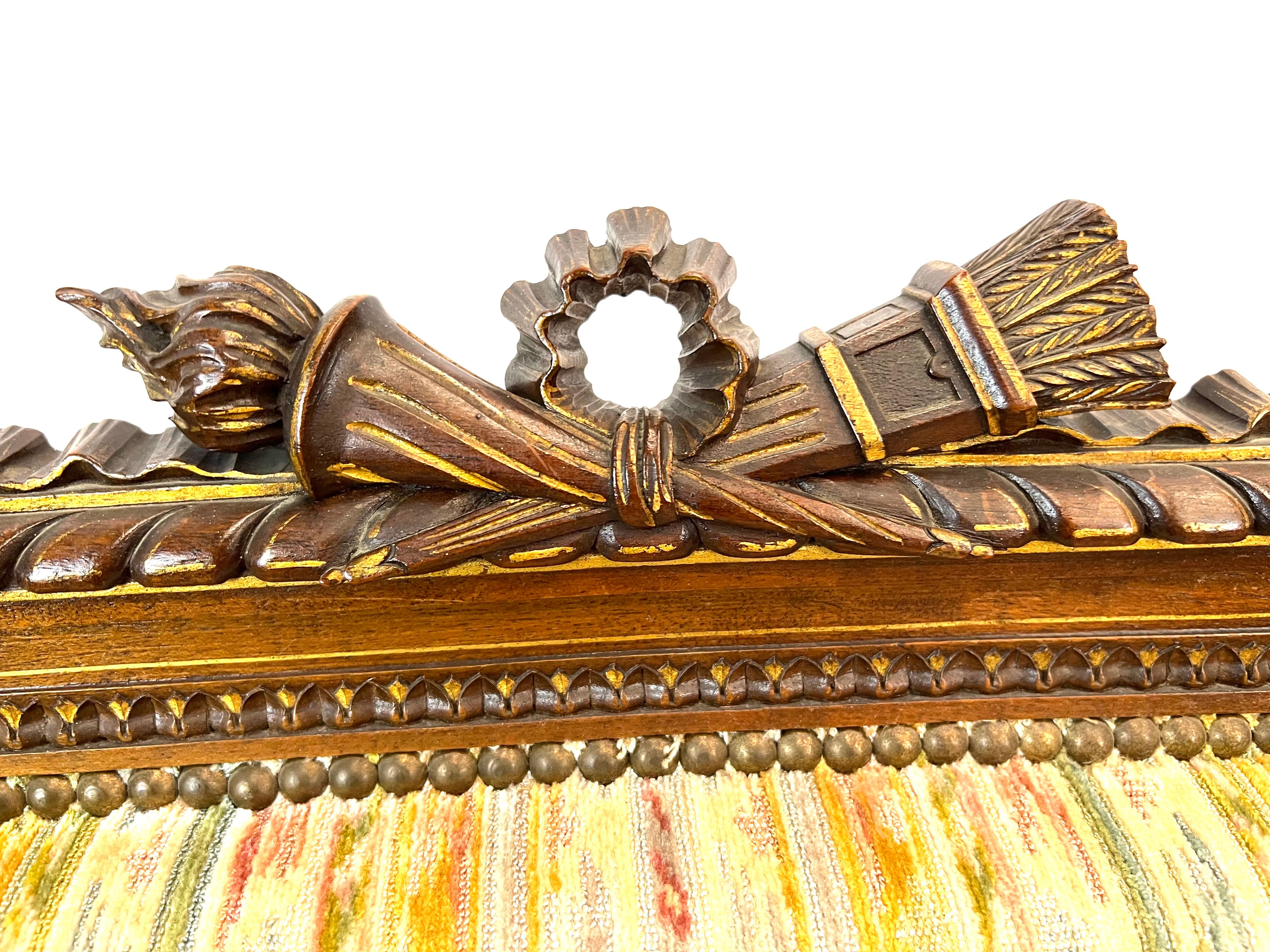 Sofa 2 places Louis XVI style