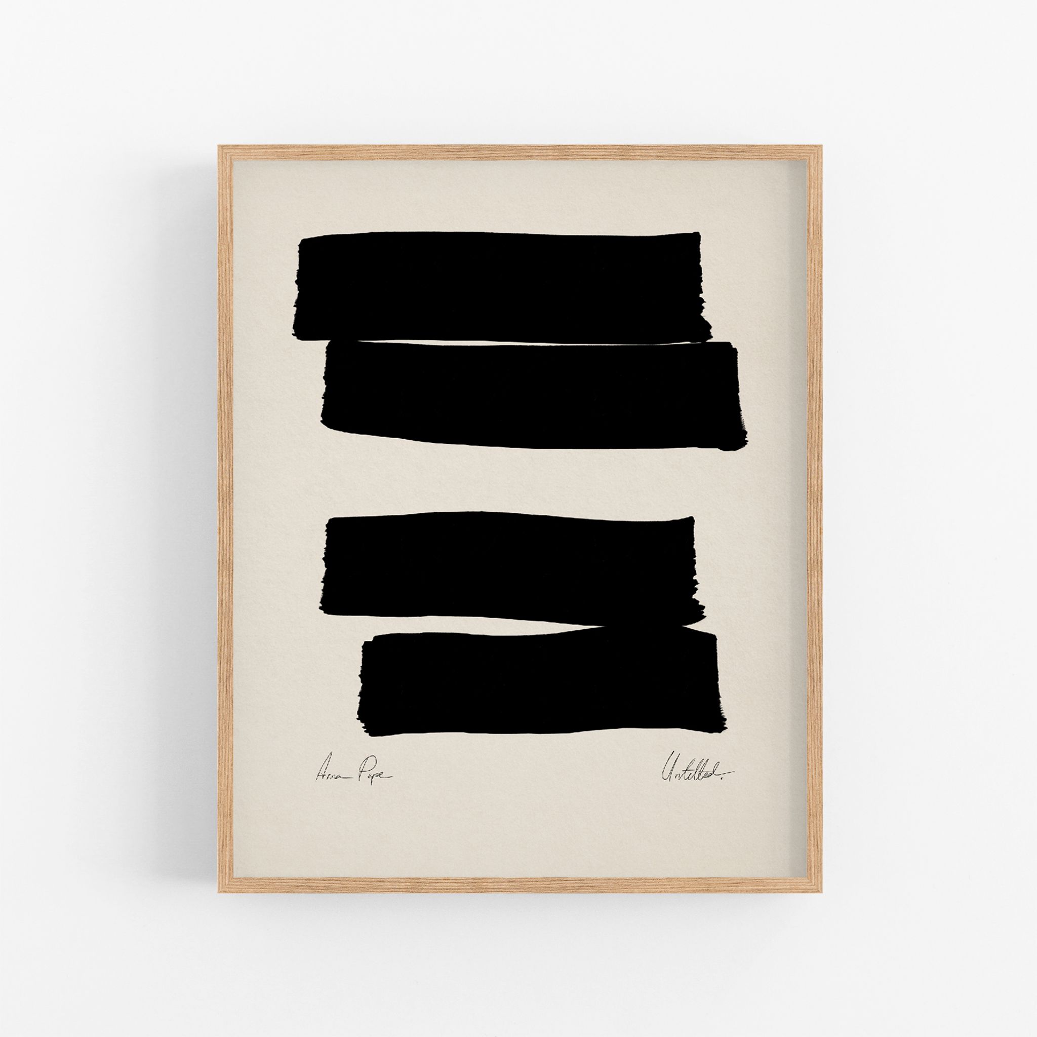 Framed abstract giclee art print 50x70cm