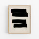 Framed abstract giclee art print 50x70cm