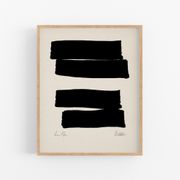 Framed abstract giclee art print 50x70cm