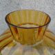 Vase art déco verre orangé