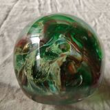 Murano 1960 glass parchment paper press