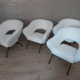 A set of four armchairs, Poland, 1960s