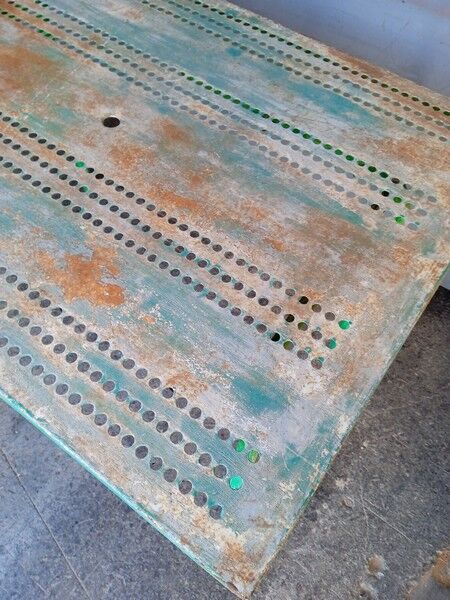 Table metal garden perforated sheet ep 1950