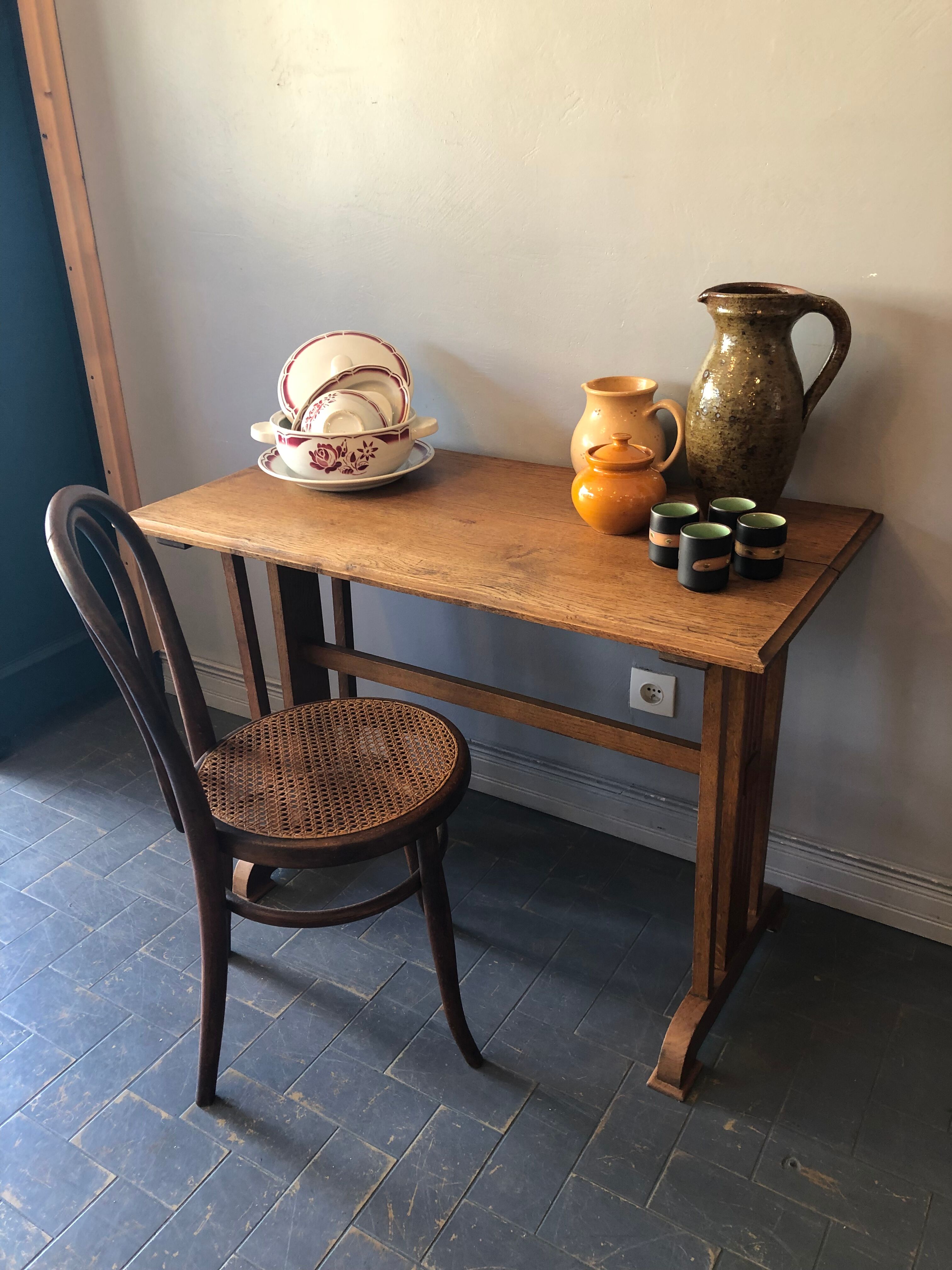 Vintage bistro table 100cm