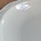 Vintage oval serving platter in white porcelain
