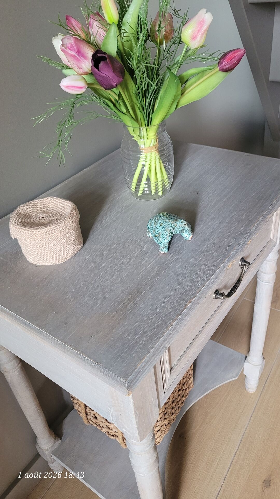 Meuble d'appoint, console en bois