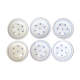 6 dessert plates in faience new model geneve small blue flower