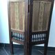 Wood and fabric screen