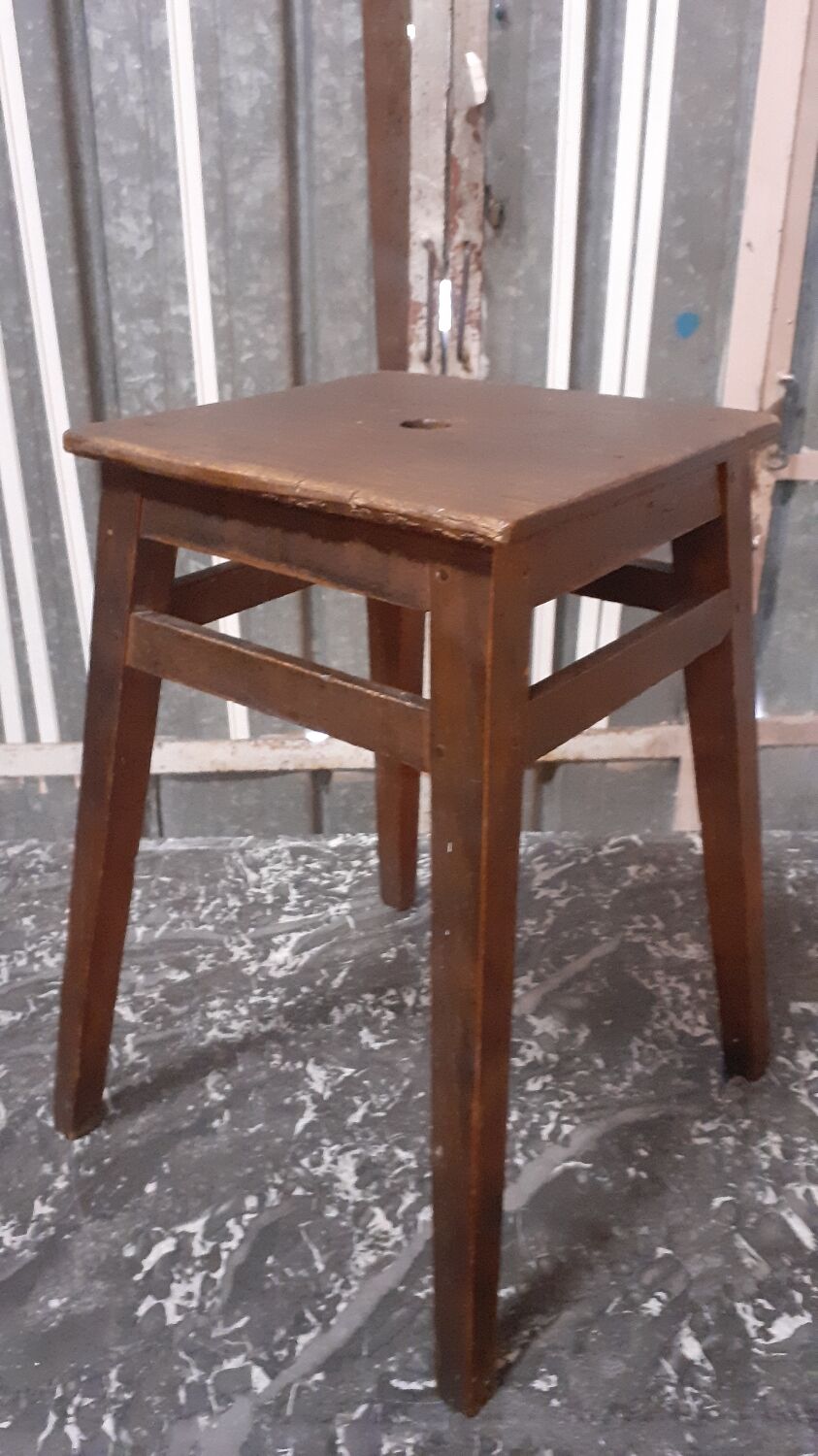 Tabouret en bois