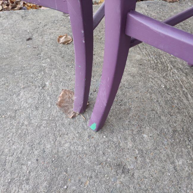 Pair of bistro chairs