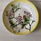 Set of three plates in slip Moulin des loups and hamage. Orchies